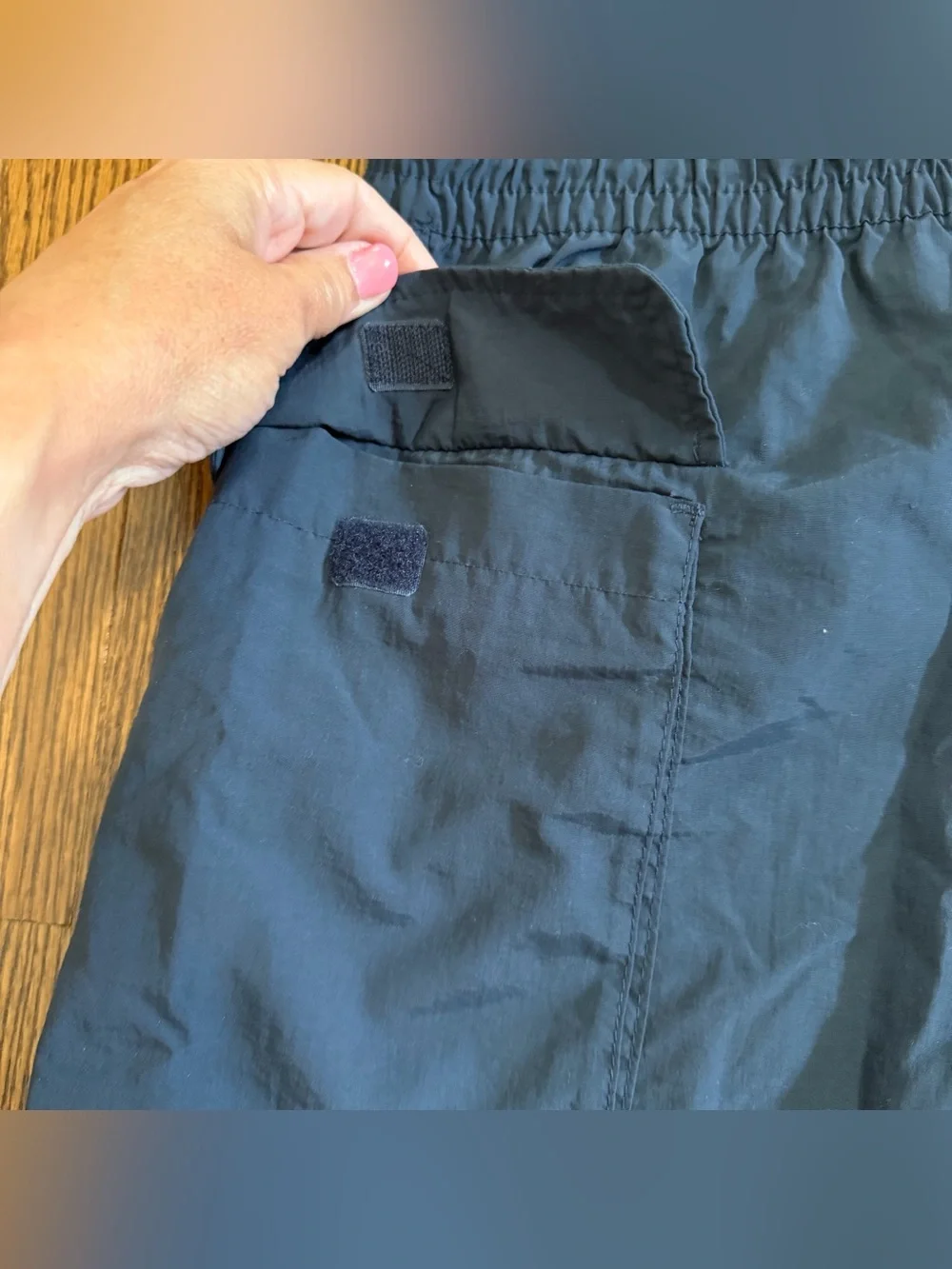 Old Navy Quick Dry Navy Outdoor Quick Dry Woven Cargo Shorts Size Small